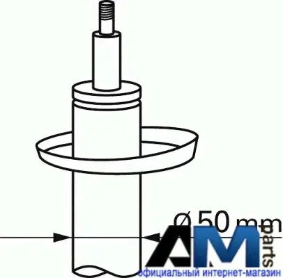 Амортизатор передней подвески Шкода Октавия А5 312267 SACHS-0