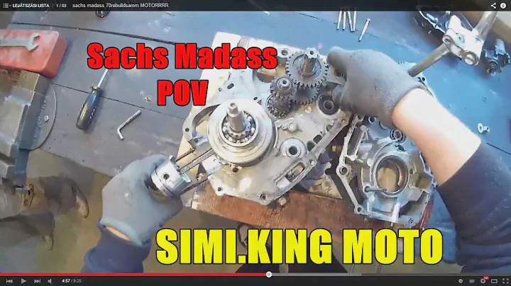 POV: Sachs Madass 50 Dissembly/Assembly engine SIMI.KING