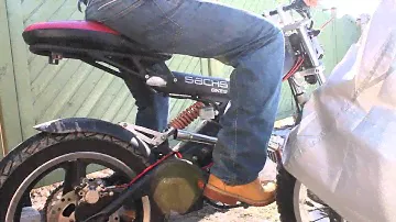 Sachs Madass 125cc With Un-restricted exhaust pipe.