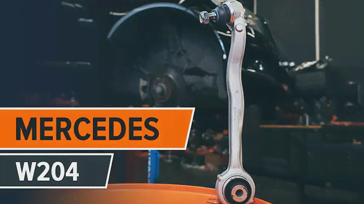 Как заменить нижний рычаг передней независимой подвески на MERCEDES W204 [ВИДЕОУРОК AUTODOC]